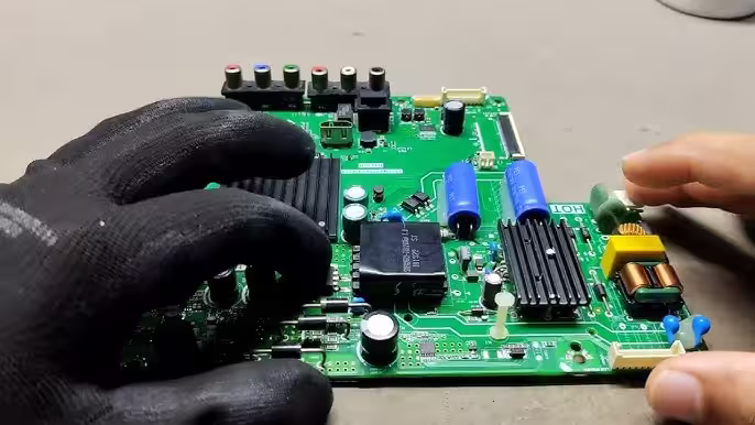 Reparo de placa principal e fonte de TV